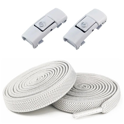 Press-Lock Elastic No-Tie Shoelaces