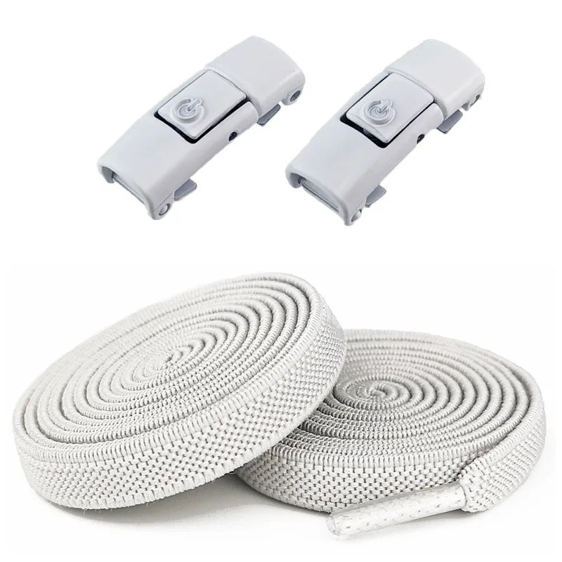 Press-Lock Elastic No-Tie Shoelaces