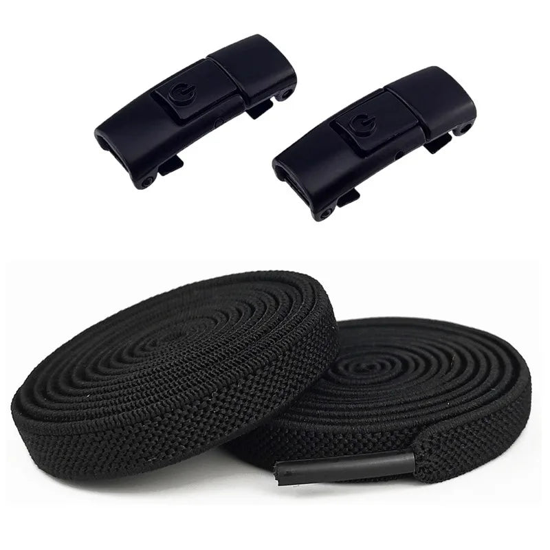 Press-Lock Elastic No-Tie Shoelaces